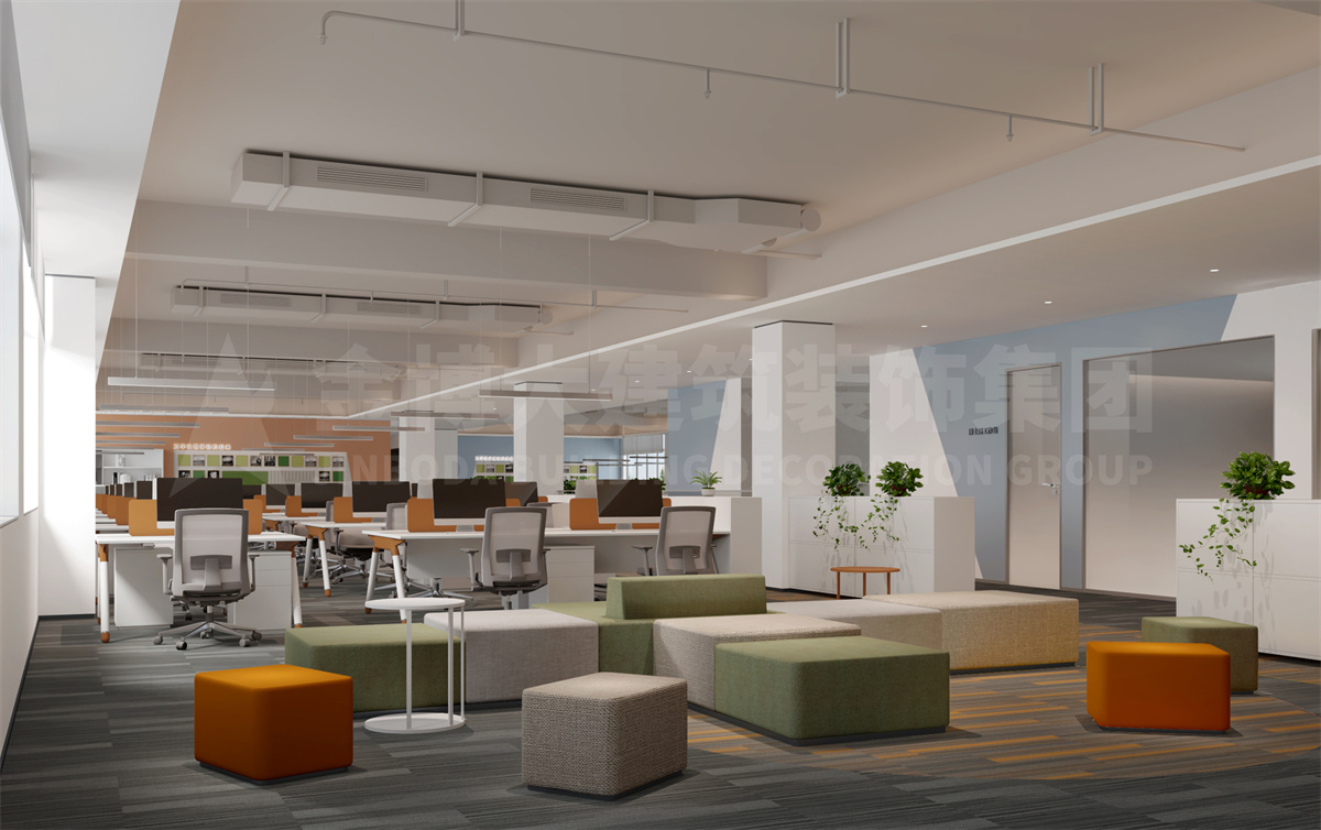 新鄉(xiāng)衛(wèi)華集團辦公樓裝修設計