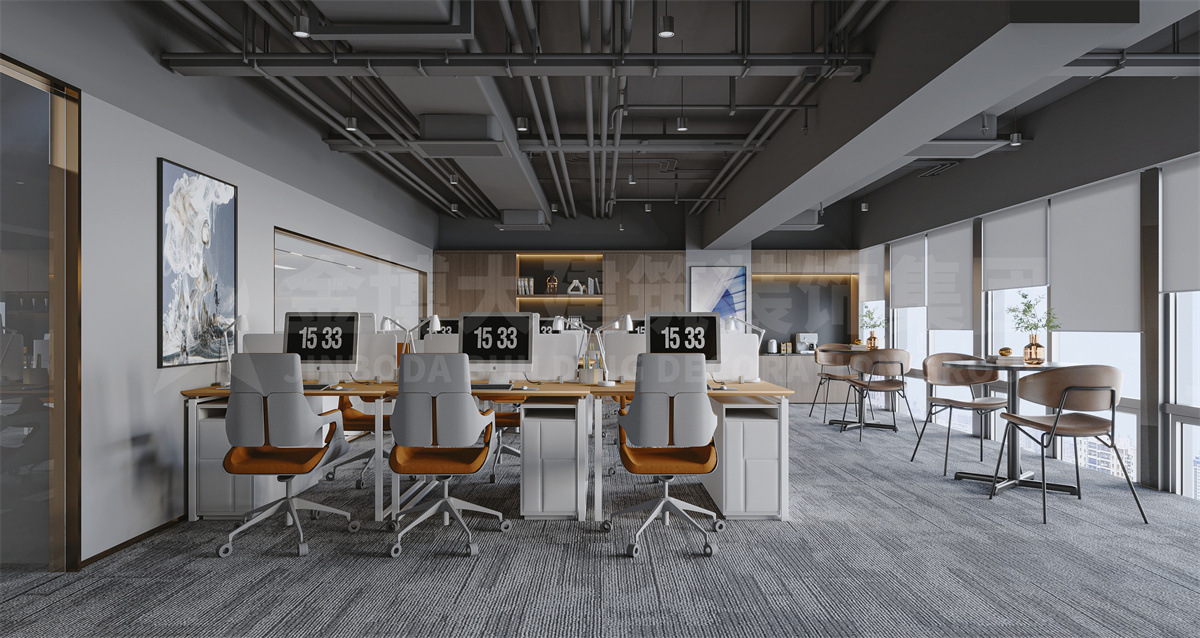 鄭州珂艾環(huán)境科技公司辦公室裝修設(shè)計效果圖