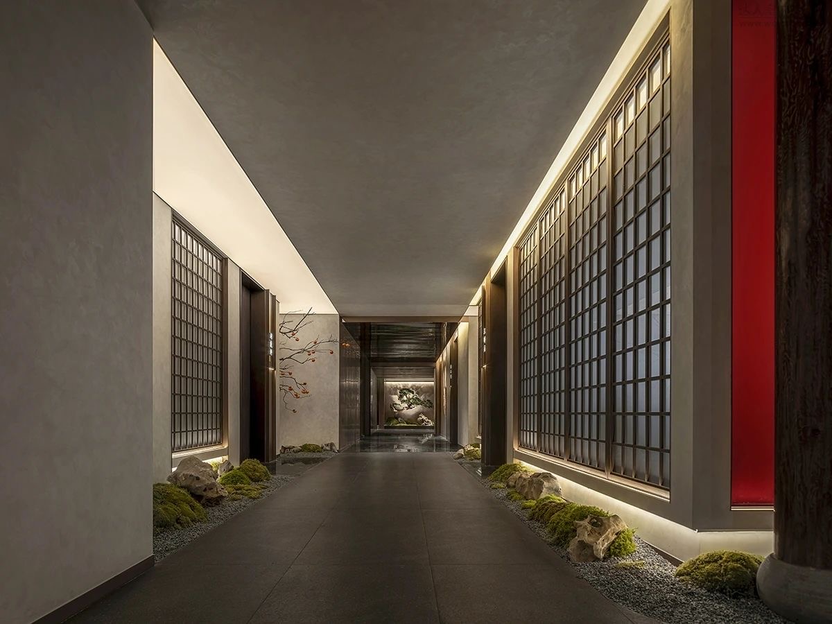 鄭州金博大推薦芙蓉灣東方美學餐廳裝修設計案例(圖2)