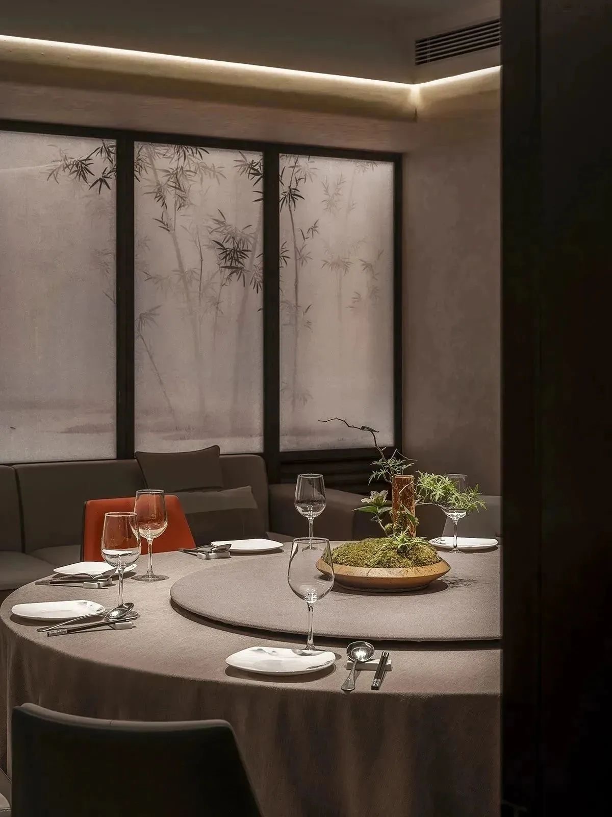 鄭州金博大推薦芙蓉灣東方美學餐廳裝修設計案例(圖9)