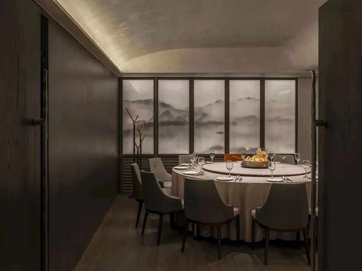 鄭州金博大推薦芙蓉灣東方美學餐廳裝修設計案例(圖12)