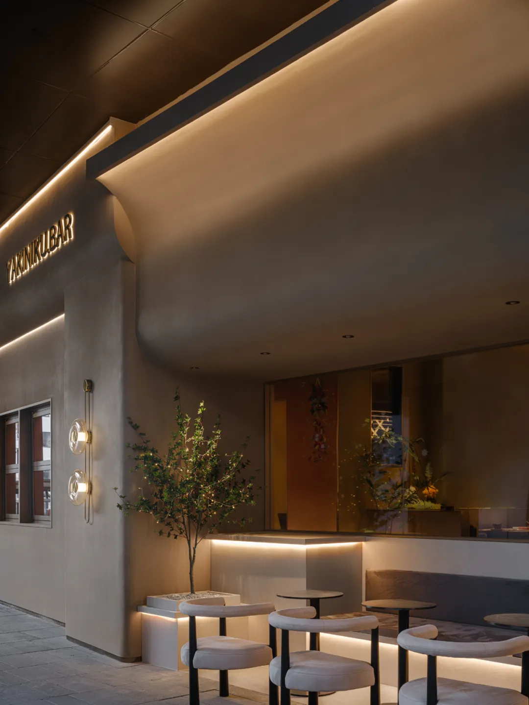 特色燒烤店設計推薦：八贊燒肉酒廊裝修設計案例(圖4)