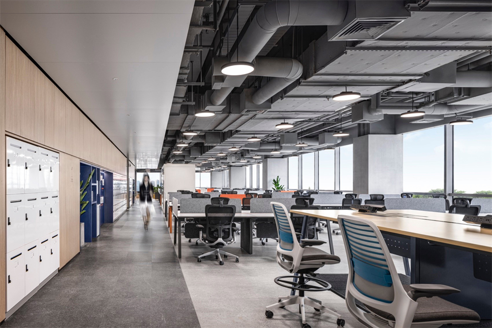 現代簡約時尚科技園區(qū)辦公樓裝修設計案例(圖10)