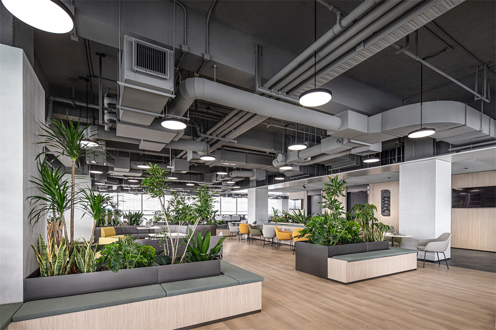 現代簡約時尚科技園區(qū)辦公樓裝修設計案例(圖15)