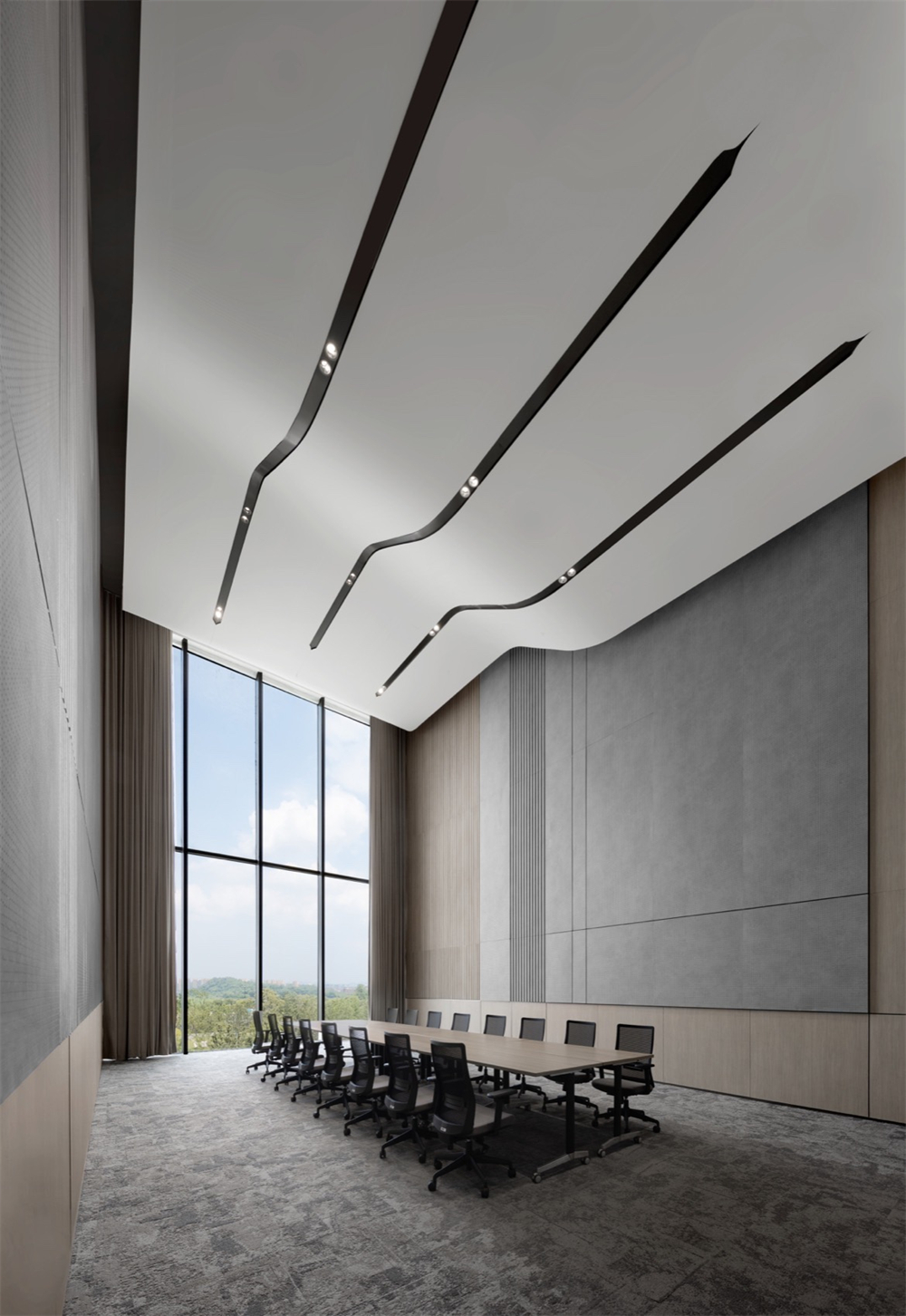 現代簡約時尚科技園區(qū)辦公樓裝修設計案例(圖18)