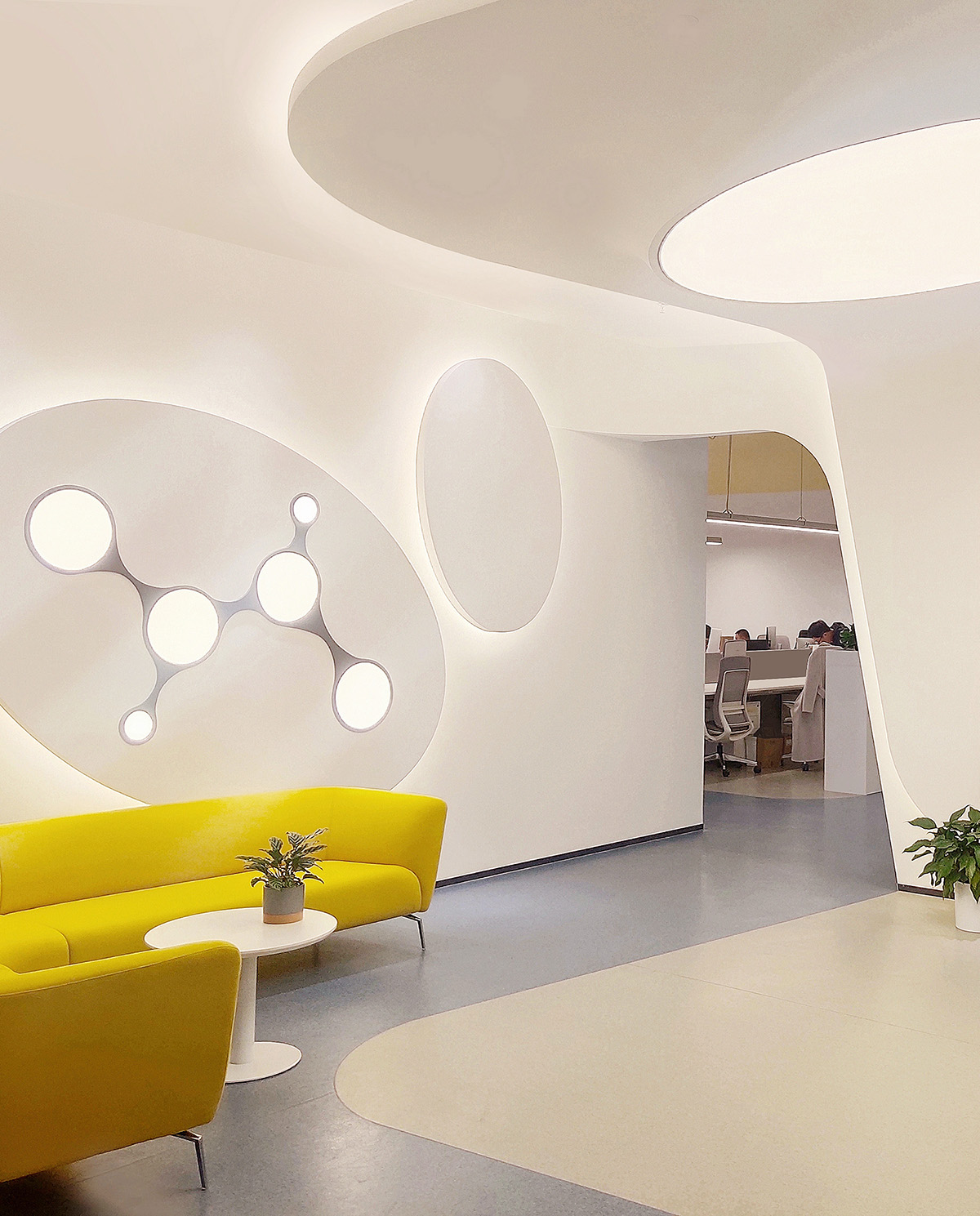 科技風(fēng)與工業(yè)風(fēng)  腦動極光醫(yī)療科技公司辦公室裝修設(shè)計(圖1)