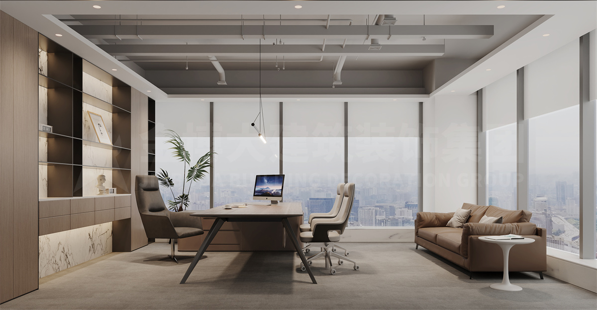 鄭州華菱超硬材料辦公室裝修設(shè)計