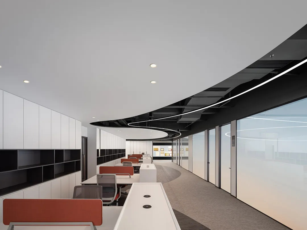 鄭州金博大推薦現代質感律師事務所裝修設計方案(圖4)