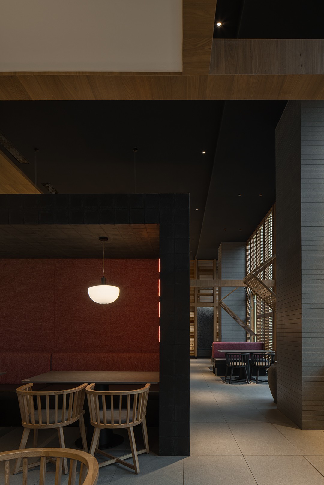 鄭州金博大推薦席萃小廚川菜館裝修設計方案(圖3)