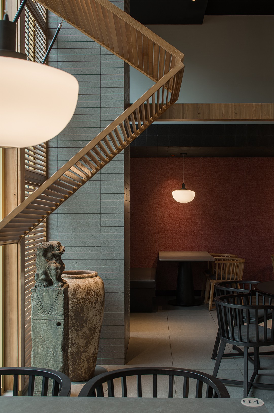 鄭州金博大推薦席萃小廚川菜館裝修設計方案(圖4)