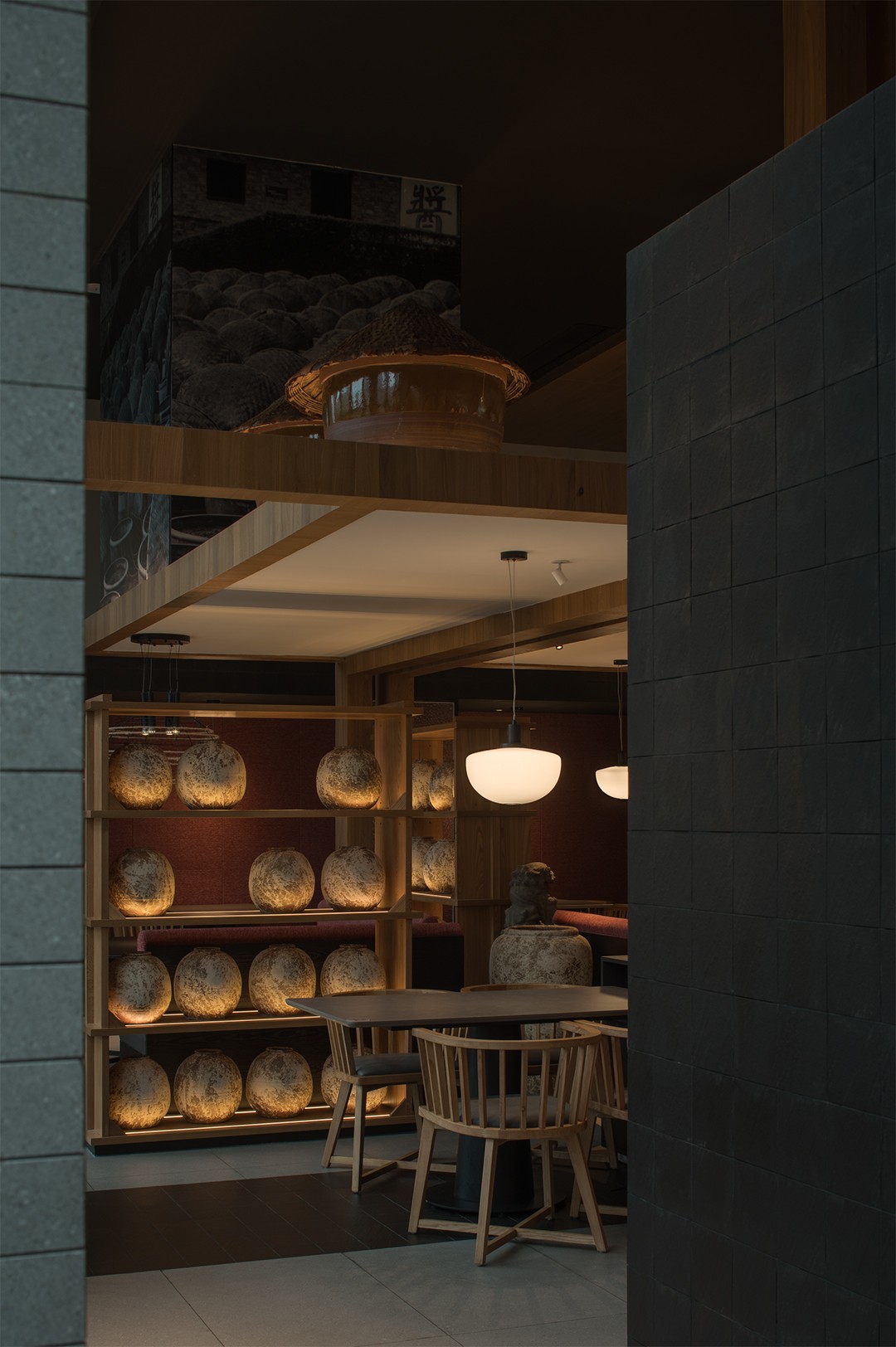 鄭州金博大推薦席萃小廚川菜館裝修設計方案(圖6)