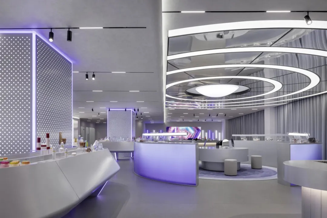 安特未來靈感艙化妝品企業(yè)展廳裝修設(shè)計(圖4)