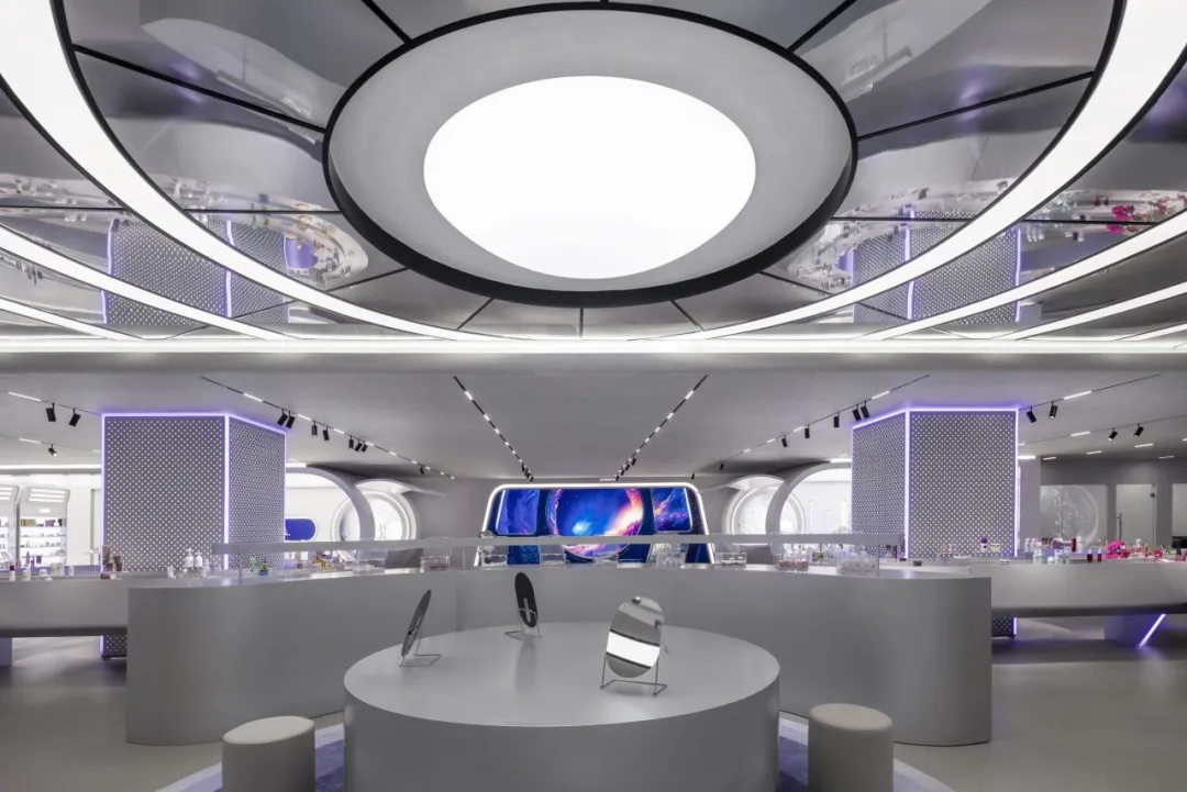 安特未來靈感艙化妝品企業(yè)展廳裝修設(shè)計(圖7)