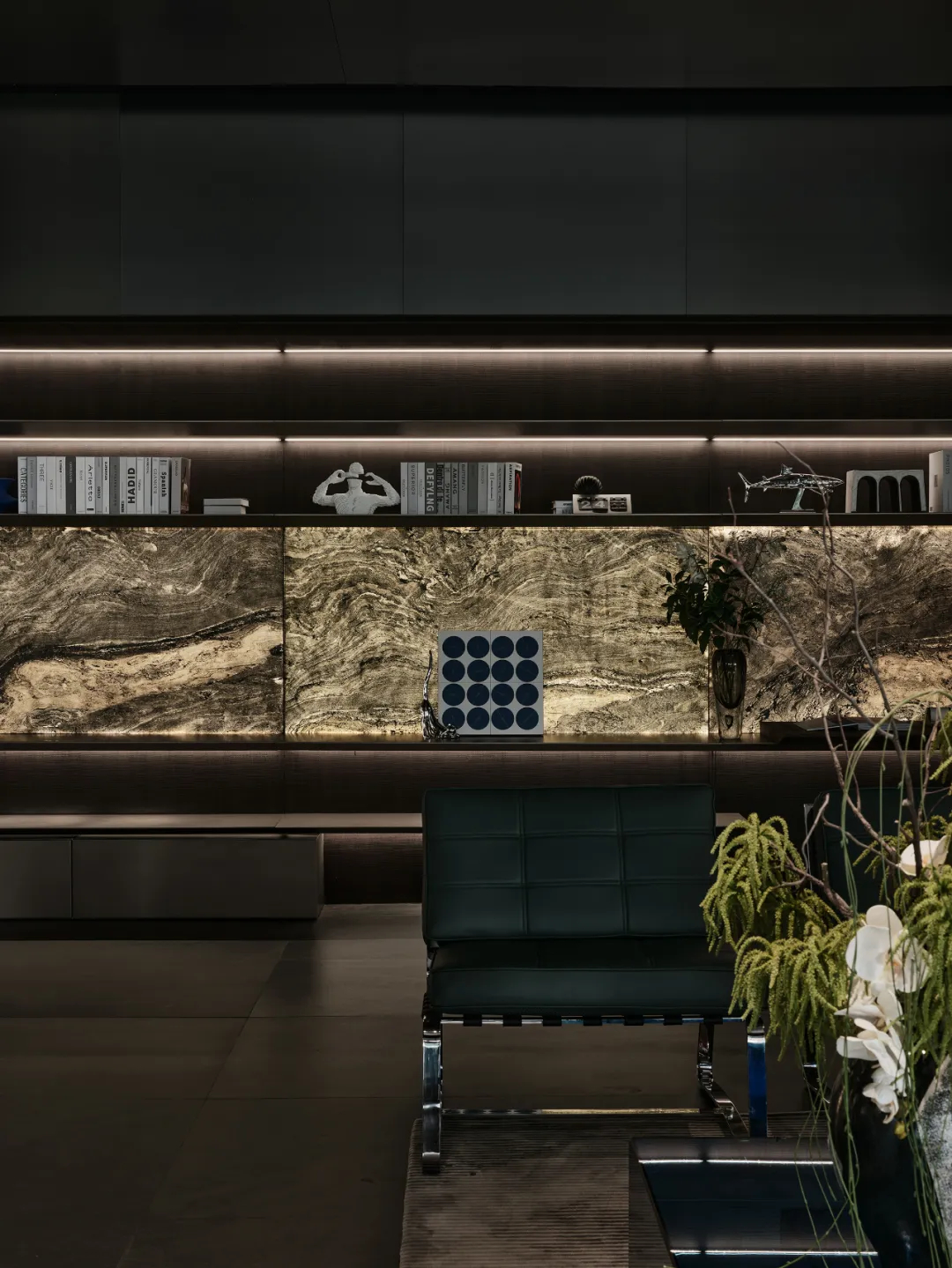 500平辦公家具企業(yè)展廳兼企業(yè)接待會(huì)所裝修設(shè)計(jì)(圖2)