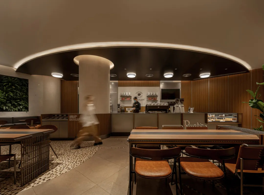 海港文化復(fù)古風(fēng)情  Peets皮爺咖啡店裝修設(shè)計(jì)(圖3)