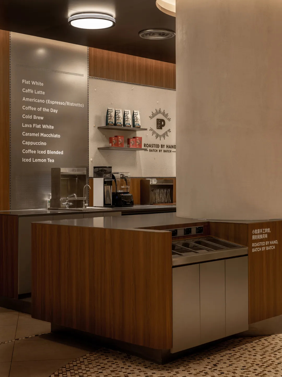 海港文化復(fù)古風(fēng)情  Peets皮爺咖啡店裝修設(shè)計(jì)(圖5)