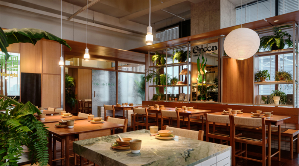 溫柔工業(yè)風(fēng)   三只辣椒餐飲店裝修設(shè)計(圖3)