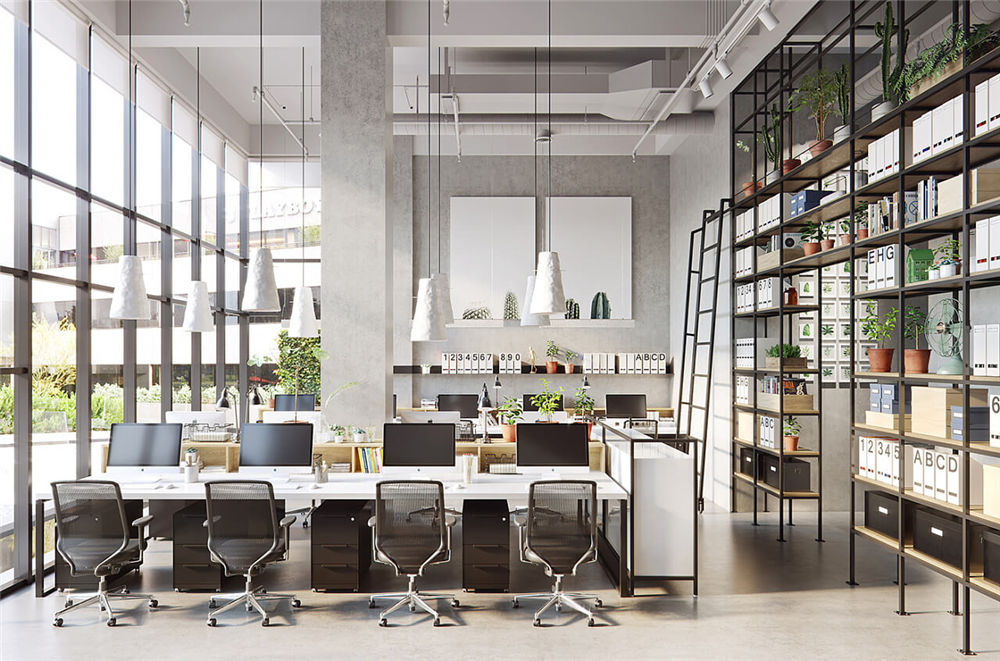 鄭州專業(yè)辦公室裝修公司設計案例(圖2)