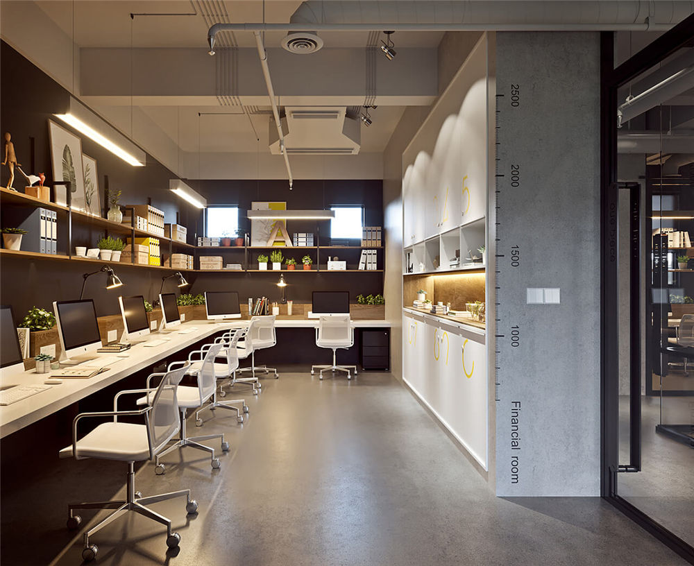 鄭州專業(yè)辦公室裝修公司設計案例(圖3)