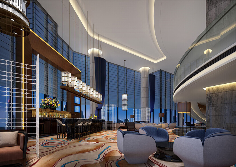 鄭州精品酒店大堂裝修設(shè)計注意的問題(圖1)