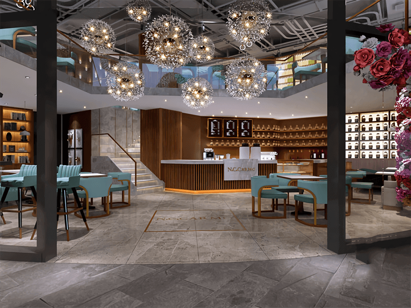 鄭州咖啡廳裝修設計
