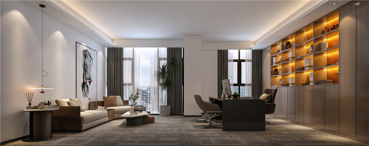 鄭州糖小果科技公司|辦公設(shè)計方案|案例效果圖