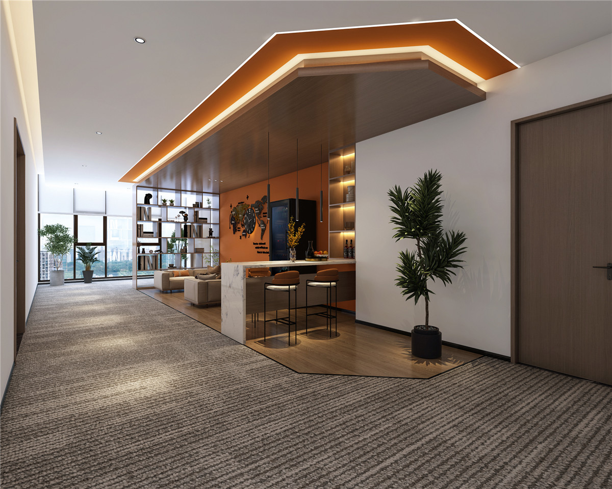 鄭州糖小果科技公司|辦公設(shè)計方案|案例效果圖